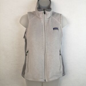Patagonia Women's R2 Fleece Vest Size S Grey Fog Polartec Style 25129FO